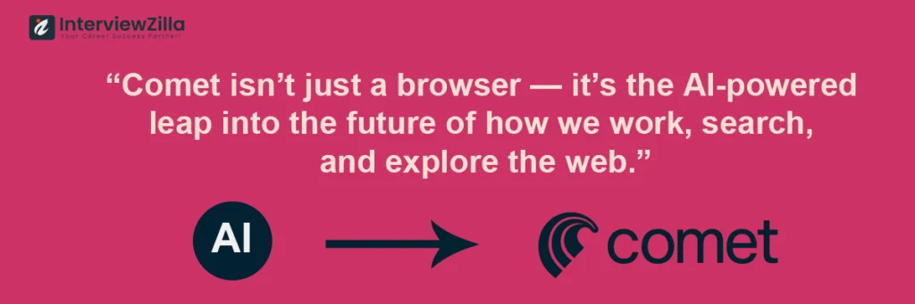 comet browser featuers